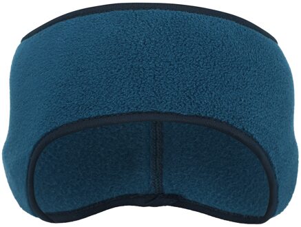 Winter Polar Fleece Warmer Hoofdband Oor Bescherming Hoge Elastische Hoofdband Oor Warmer Voor Mannen Vrouwen pauw blauw