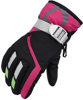 Winter Professionele Ski Handschoenen Meisjes Jongens Volwassen Waterdichte Warme Handschoenen Sneeuw Kids Winddicht Skiën Snowboard Handschoenen