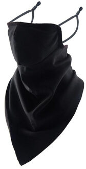 Winter Rijden Masker Wind En Koude Bescherming Driehoek Sjaal Anti-Smog Sjaal Plus Fluwelen Masker Ski Warmte Gezicht Bescherming zwart