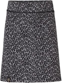 winter rok meisjes - bruin panter - Vera - maat 134/140