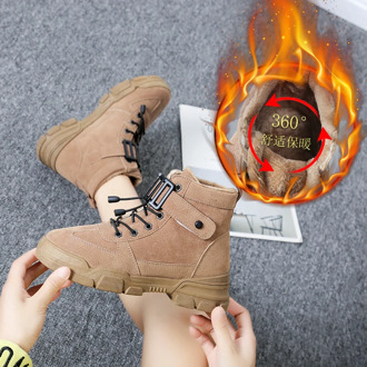 Winter shoes women high shoes canvas shoes trend ins plus cotton high shoes high quality women's vulcanized shoes casual shoes