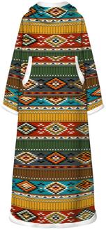 Winter Sjaal Lui Deken Met Mouwen Airconditioning Deken Cape Mantel Dutje Deken Thuis Kantoor Slaapzaal Bedekt Deken