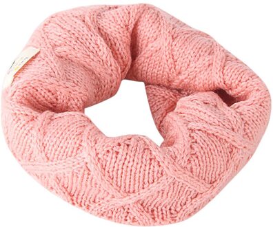 Winter Sjaal Vrouwen Breien Braid O Ring Sjaals Dikker Warmer Snood Sjaals Dames Nek Cirkel Echarpe Hiver Femme Accessoires Roze
