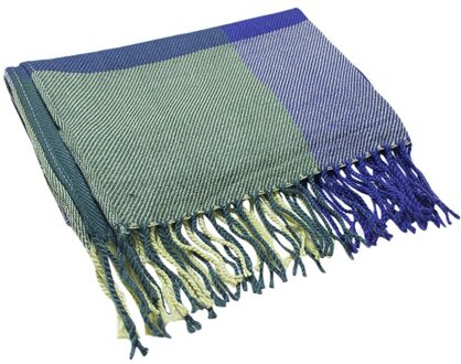 Winter Sjaal Vrouwen Plaid Sjaal Vrouwen Dames Winter Sjaal Dikke Kwastje Plaid Sjaal Casual Warme Lange Shawl Sjaal Plaid sjaal