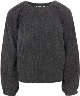 winter smock top meisjes - grijs - maat 176