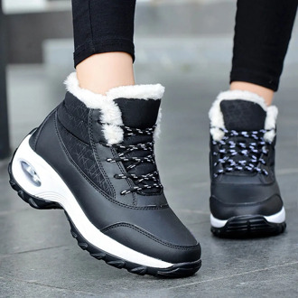 Winter Sneakers Women Plush Womens Running Shoes Air Lightweight Women's Shoes with Platform Fashionable Womens Sneakers#A3