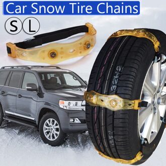 Winter Sneeuwkettingen Auto Sneeuw Modder Wheel Tyre Verdikte Band Pees 165-195 Mm Jld