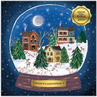 Winter Snow Globe 500 Piece Puzzle -  Galison (ISBN: 9780735362024)