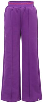winter sweat broek meisjes - paars - sportief/scuba - maat 110