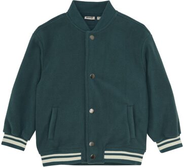 winter sweater jongens - blauw - oversized/print - maat 122