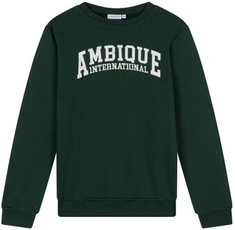 winter sweater jongens - Ivan - groen - Maat 140