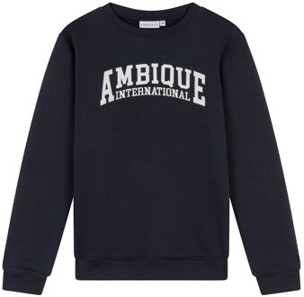 winter sweater jongens - Ivan - navy blauw - Maat 140