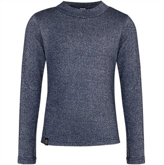 winter sweater meisjes - donker blauw - Dora - maat 122/128