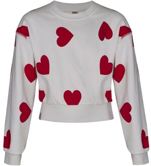 winter sweater meisjes - rood - Marieke - maat 146/152