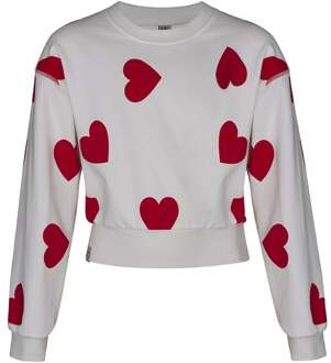 winter sweater meisjes - rood - Marieke - maat 158/164