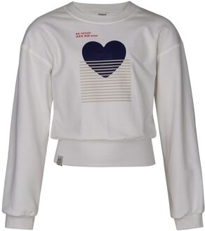 winter sweater meisjes - wit - Marieke - maat 122/128