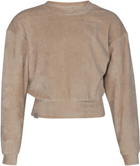 winter sweater meisjes - zand - Marieke - maat 122/128