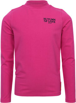 winter t-shirt meisjes - roze - longsleeve - maat 104