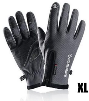 Winter Thermische Warm Handschoen Fiets Touchscreen Volledige Vinger Handschoenen Outdoor Camping Wandelen Motorcycle Waterdicht Winddicht Handschoenen #