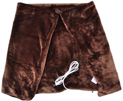 Winter USB Elektrische Warming Verwarmde Shawl Soft Nek Schouder Verwarming Deken Pad bewapenen Verwarming Deken Pad Gezondheidszorg bruin