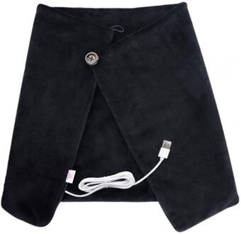 Winter USB Elektrische Warming Verwarmde Shawl Soft Nek Schouder Verwarming Deken Pad bewapenen Verwarming Deken Pad Gezondheidszorg zwart