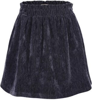 winter velvet rok meisjes - donker blauw - maat 104
