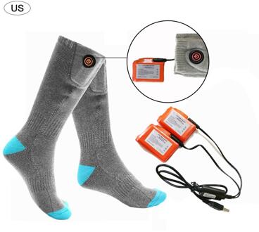 Winter Verwarmde Sokken Warm Houden Water Wasbaar Verwarmde Sokken Voor Motorfiets Fietsen US