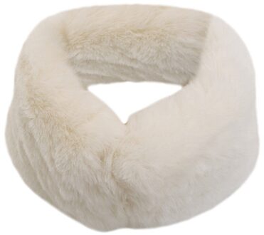 Winter Vrouwen Effen Kleur Magnetische Faux Fur Sjaal Elegante Magnetische Gesp Sjaal Ins Wind Netto Red In europa En Ame Beige