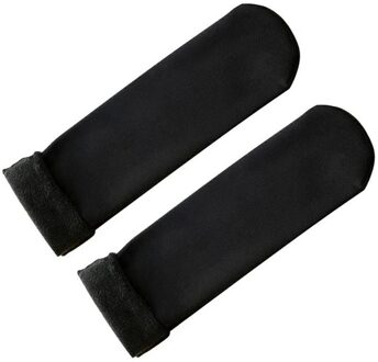 Winter Wamer Vrouwen Sneeuw Sokken Vrouwen Sneeuw Sokken Dikker Thermische Comfortabele Wol Kasjmier Sneeuw Thuis Naadloze Fluwelen Sport Sokken zwart