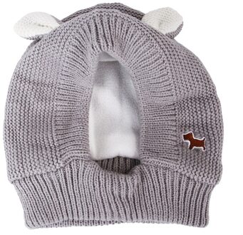 Winter Warm Gebreide Pet Hoed Honden Hoeden Pet Hoeden Sjaal Winter Grooming Accessoires Sets Rood Zwart Grijs Katoen Katten Honden levert