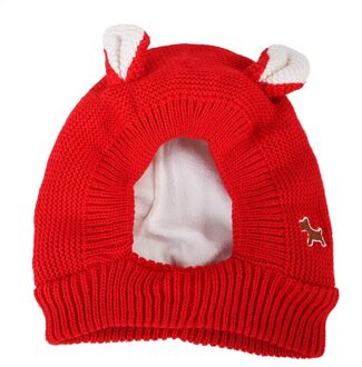 Winter Warm Gebreide Pet Hoed Honden Hoeden Pet Hoeden Sjaal Winter Grooming Accessoires Sets Rood Zwart Grijs Katoen Katten Honden levert