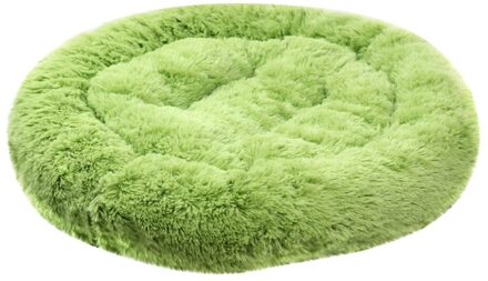 Winter Warm Hond Kat Slaapzak Kalmerende Slapen Korte Pluche Zachte Huisdier Bed Ademend Eenvoudige Hond Bedden Multicolor Matten groen
