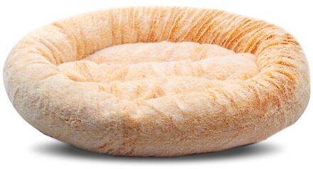 Winter Warm Hond Kat Slaapzak Kalmerende Slapen Korte Pluche Zachte Huisdier Bed Ademend Eenvoudige Hond Bedden Multicolor Matten oranje