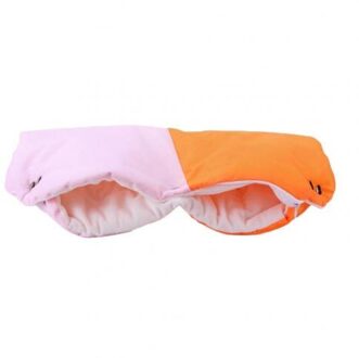 Winter Warm Kinderwagen Winkelwagen Kinderwagen Mitten Hand Cover Kinderwagen Kinderwagen Handschoen roze oranje