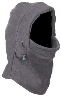 Winter Warm Mutsen Hoeden Voor Mannen Skull Bandana Halswarmer Gezicht Warmming Wargame Cap Unisex Mutsen Emmer Hoed Grijs