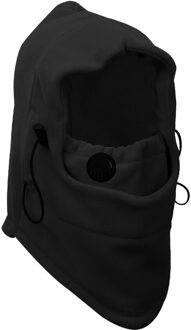 Winter Warm Riding Hood Masker Hoed Mannen Vrouwen Thermische Fleece Balaclava Ski Gezichtsmasker Halswarmer Winddicht Outdoor Masker hoed zwart