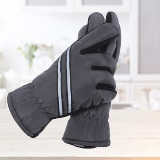 Winter Warm Winddicht Dikke Antislip Sport Voor Hardlopen Fietsen (Rood) grijs