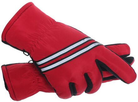 Winter Warm Winddicht Dikke Antislip Sport Voor Hardlopen Fietsen (Rood)