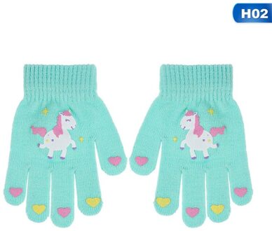 Winter Warme Handschoenen Voor Kinderen 6-12years 6 Kleuren Verdikte Kids Baby Wanten Buitensporten Kleine Bouw Dieren Patroon