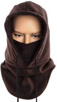 Winter Warme Muts Mannen Vrouwen Fiets Nek Hoeden Thermische Fietsen Cap Hoed Winter Motorfiets Bivakmuts Snowboard Bivakmuts Gezichtsmasker koffie