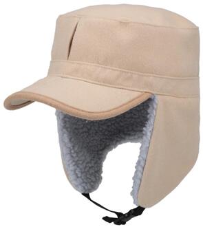 Winter Warme Muts Met Pompom Cashmere Oorklep Winter Warm Outdoor Winddicht #4N15 khaki