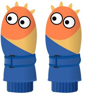 Winter Waterdicht Winddicht Dikke Warme Sneeuw Ski Snowboarden Wanten Uitgebreide Pols Skiën Handschoenen blauw Alien