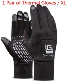 Winter Waterdichte Vissen Handschoen Outdoor Vissen Sport Vinger Protector Guantes Touchscreen Warme Handschoenen Voor Vissen Mannen XL