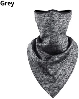 Winter Winddicht Fietsen Sjaal Outdoor Running Bike Gezichtsmasker Hoofdbanden Fiets Bandana Sport Hoofddeksels Halswarmer Gezicht Sjaal grijs