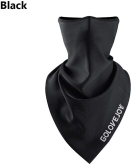 Winter Winddicht Fietsen Sjaal Outdoor Running Bike Gezichtsmasker Hoofdbanden Fiets Bandana Sport Hoofddeksels Halswarmer Gezicht Sjaal zwart