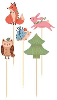 Winter Woodland Prikkers (10st) Multikleur - Print