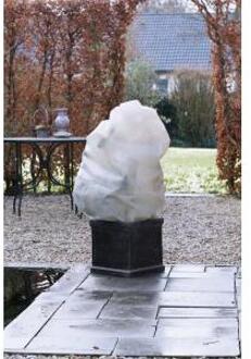 Winterafdekhoes met koord beige 50 cm x 100 cm