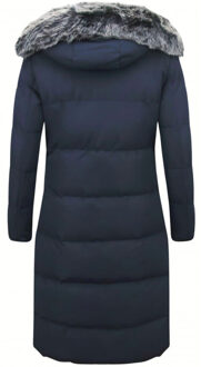 Winterjas extra lang Blauw - XS