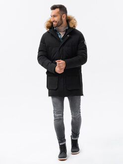 Winterjas heren - c554 Zwart - S