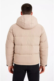 Winterjas heren steekzakken - - maat XXXL Beige